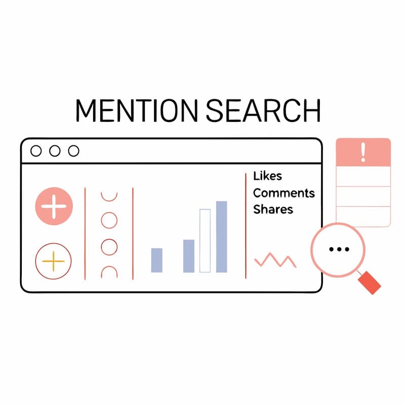 In-Depth Mention Search with Post Analytics