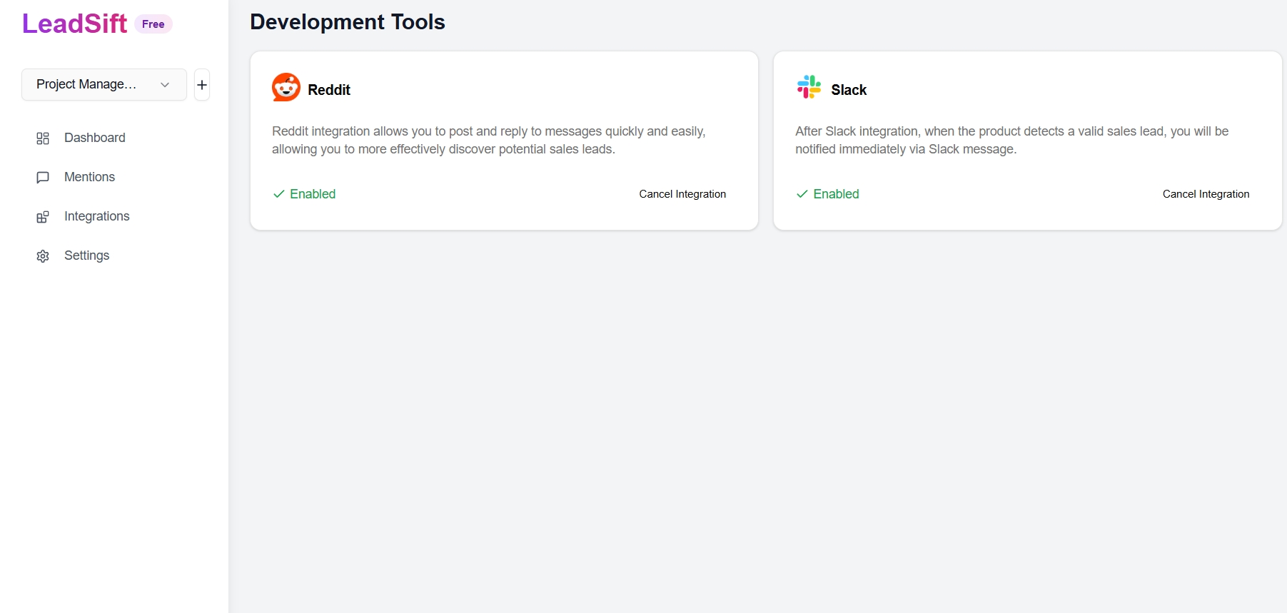 Reddit and Slack Integration